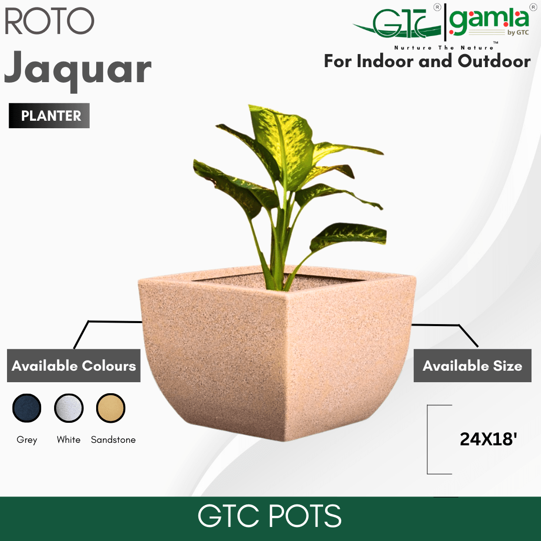 Jaguar Planter Roto Moulding Planter Suitable for Home, Gardens, Hotels and Resorts - GTC POTS