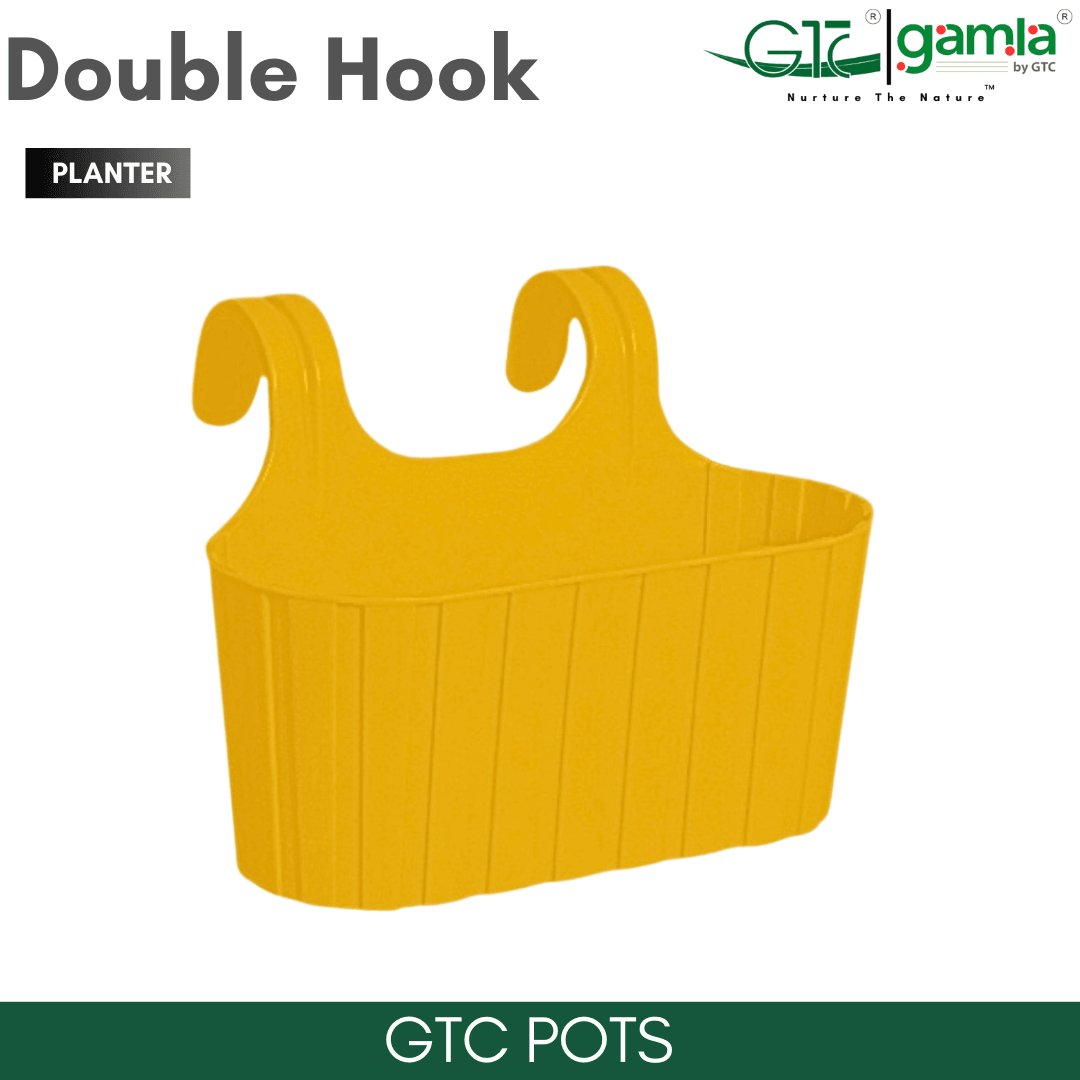 Double Hook (Set Of 5) Suitable for Home, Gardens, Hotels and Resorts - GTC POTS