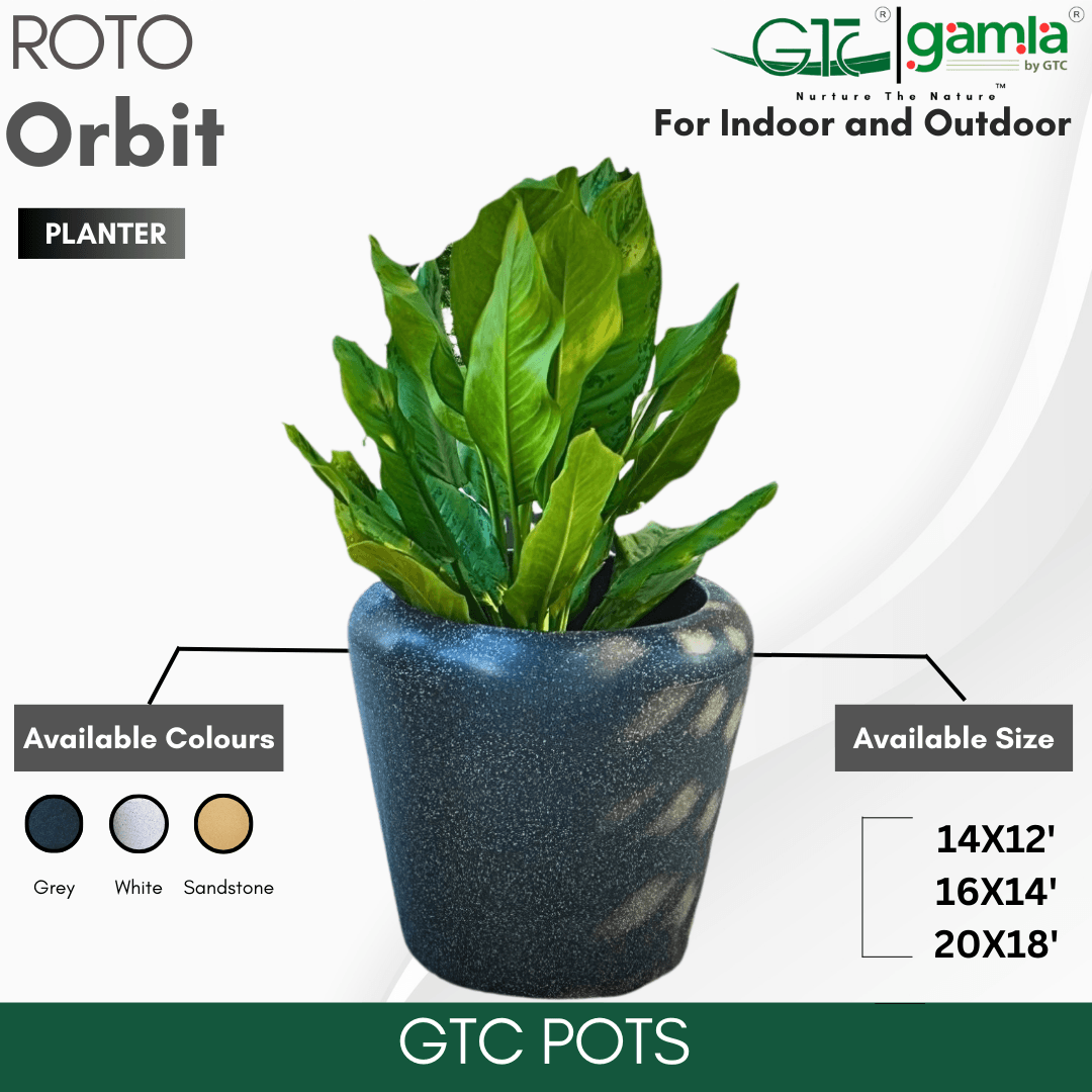 Orbit Planter Roto Moulding Planter Suitable for Home, Gardens, Hotels and Resorts - GTC POTS