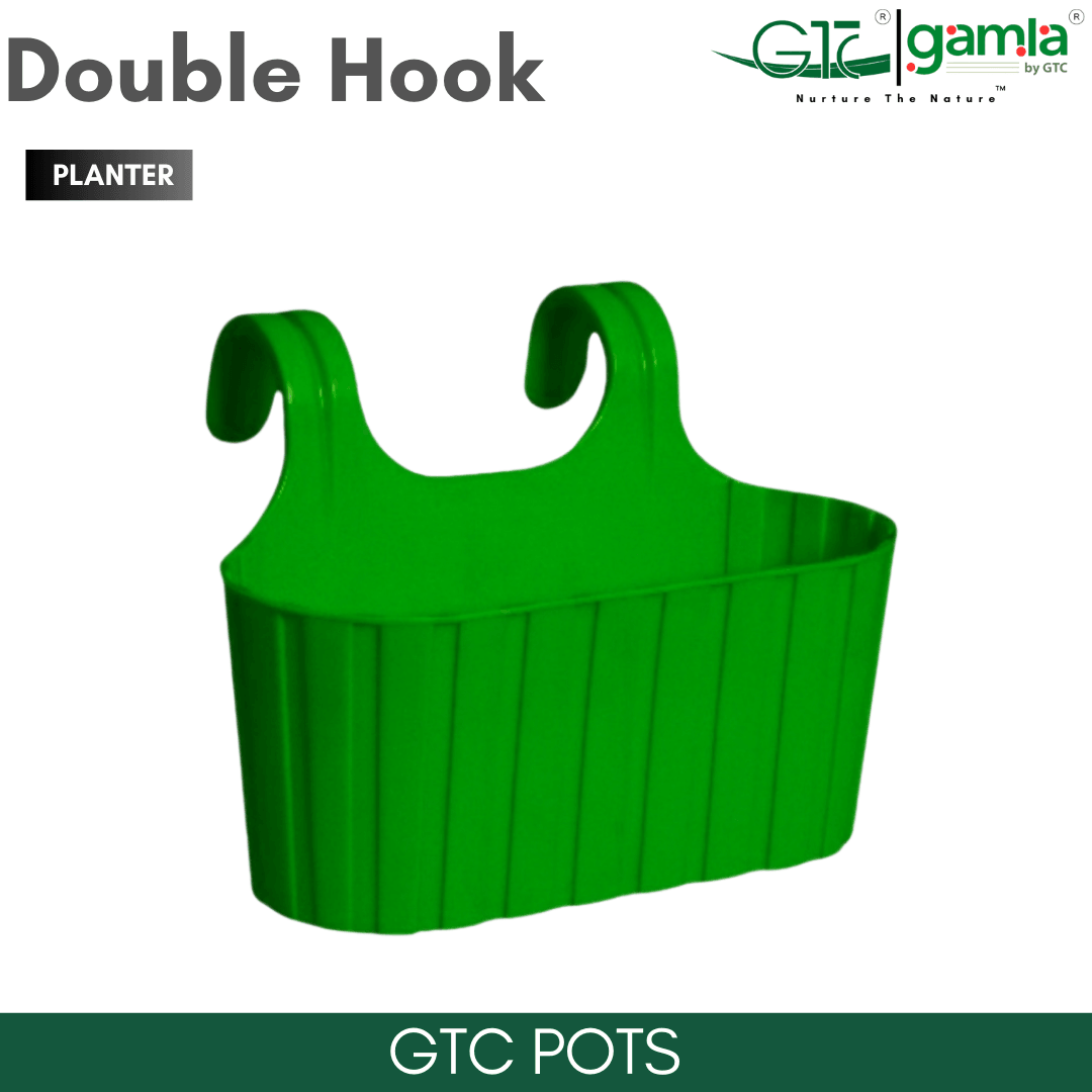 Double Hook (Set Of 5) Suitable for Home, Gardens, Hotels and Resorts - GTC POTS