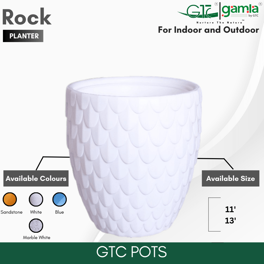 Rock Planter – Real Stone Look Pot for Natural Decor