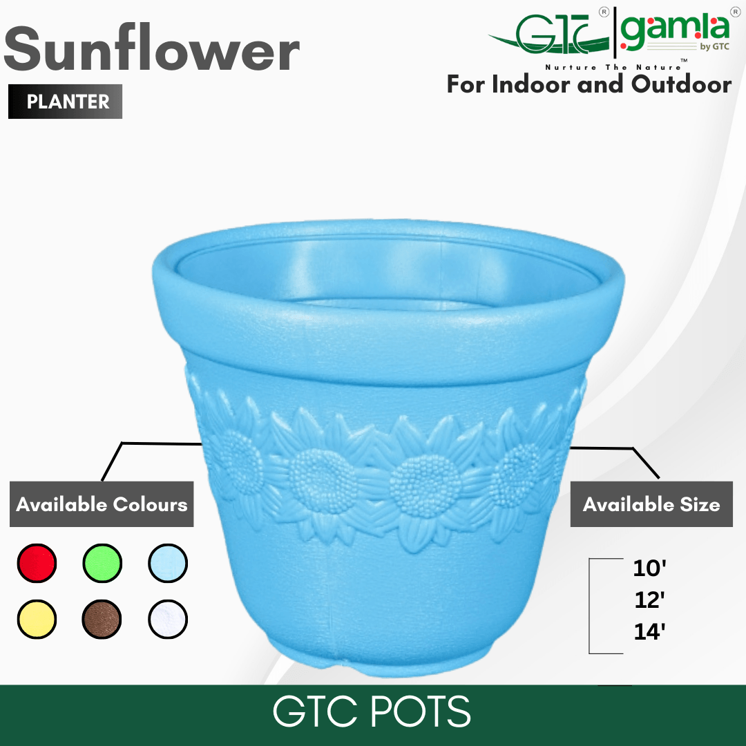 Sunflower Planter Suitable for Home, Gardens, Hotels and Resorts - GTC POTS