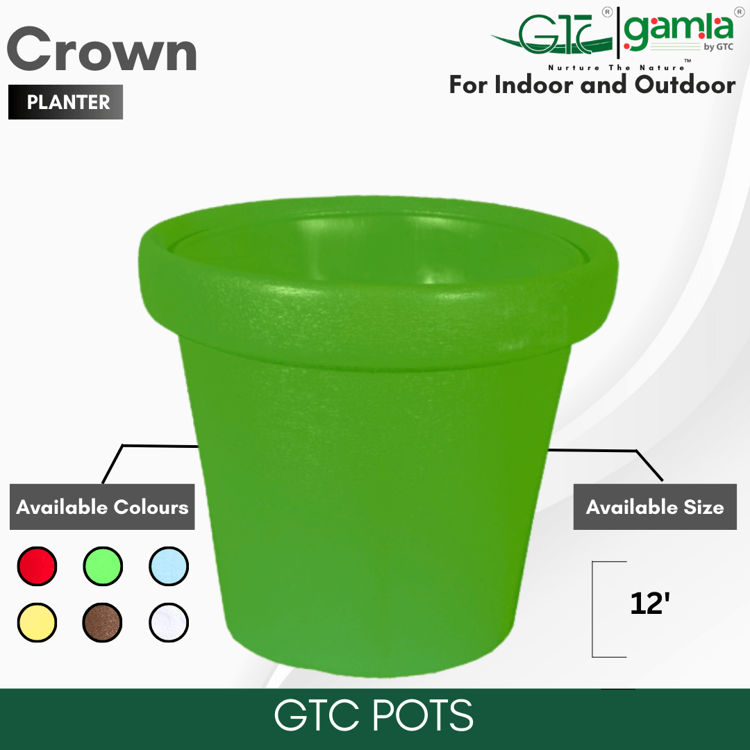 Crown Planter Suitable for Home, Gardens, Hotels and Resorts - GTC POTS