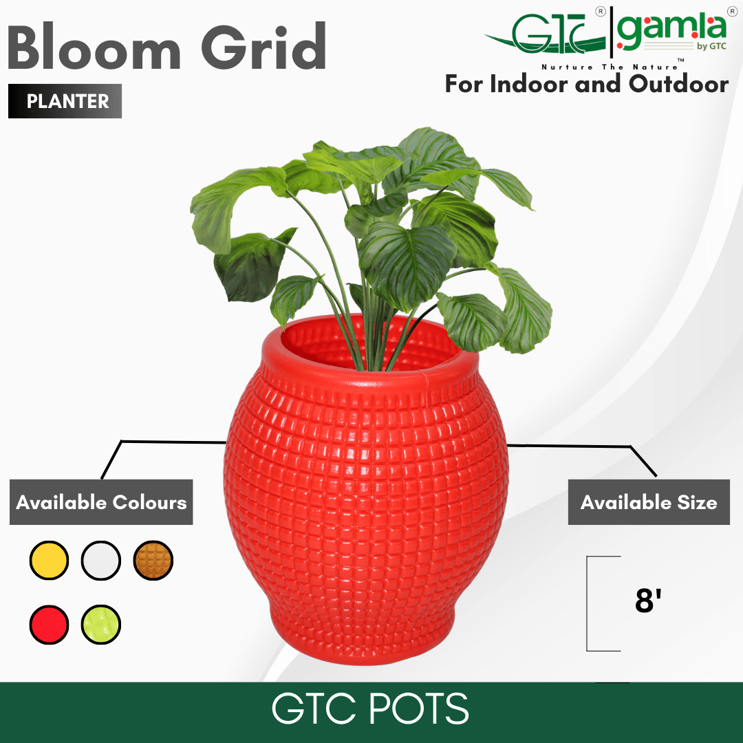 Bloom Grid Planter Suitable for Home, Gardens, Hotels and Resorts - GTC POTS