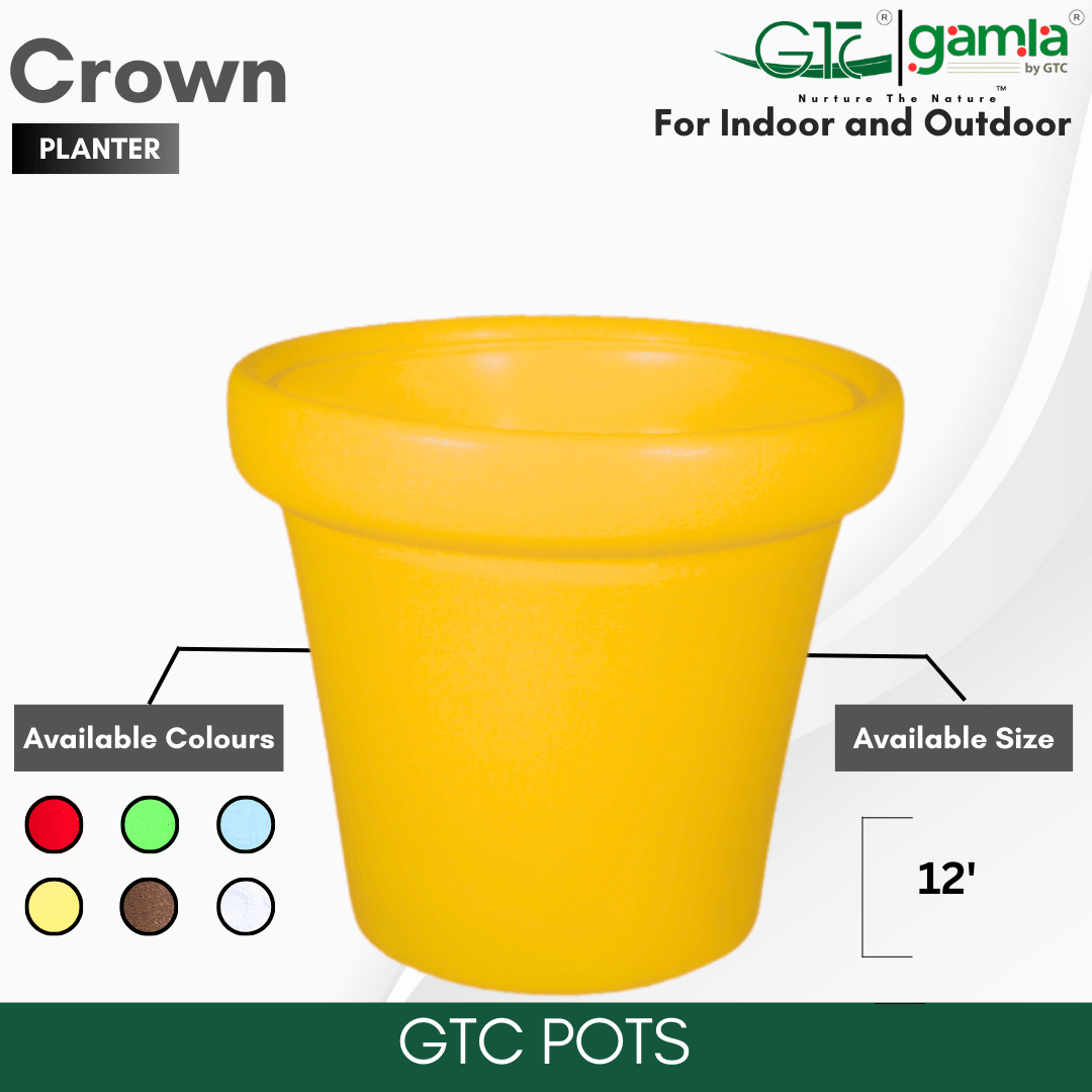 Crown Planter Suitable for Home, Gardens, Hotels and Resorts - GTC POTS