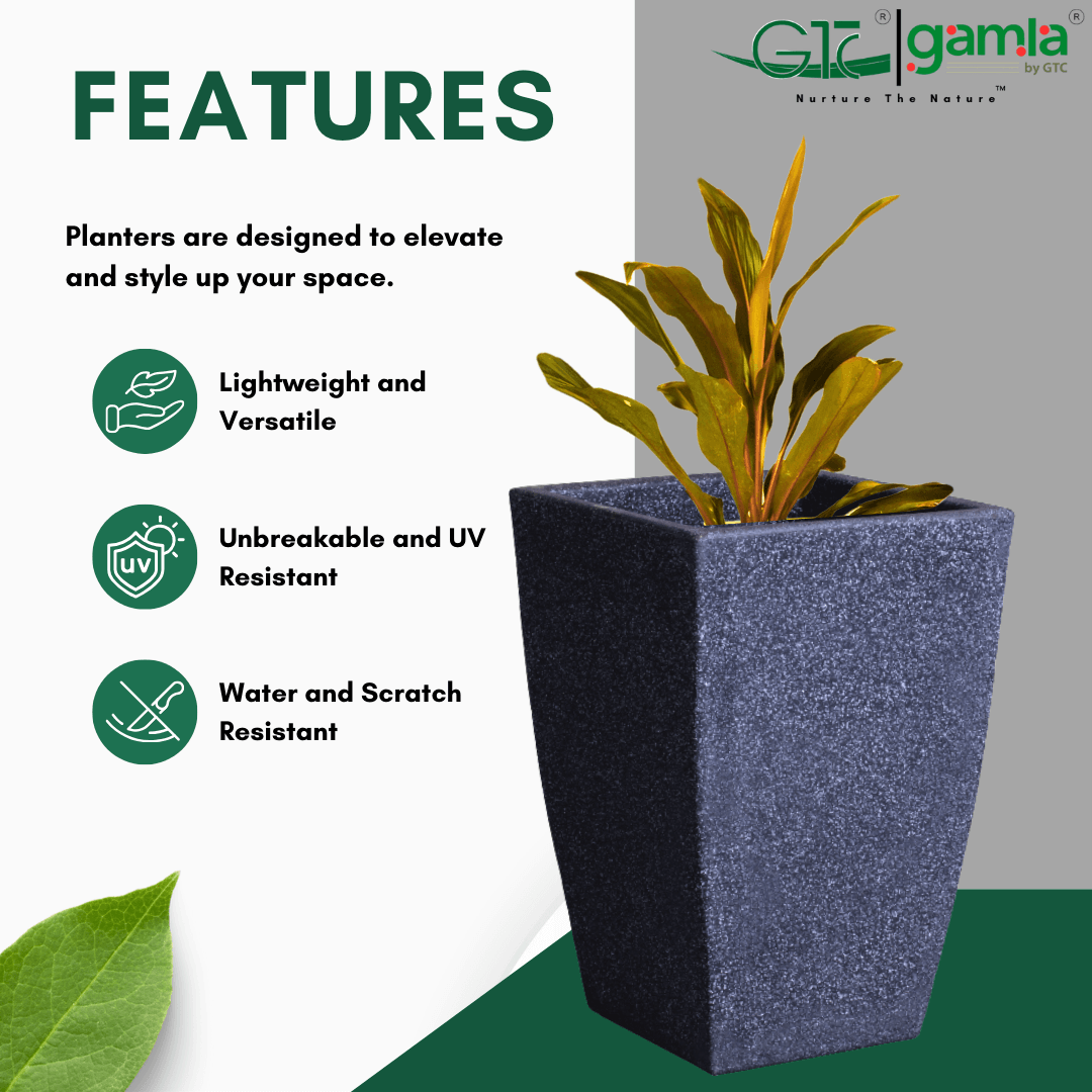 Largish Planter Roto Moulding Planter Suitable for Home, Gardens, Hotels and Resorts - GTC POTS