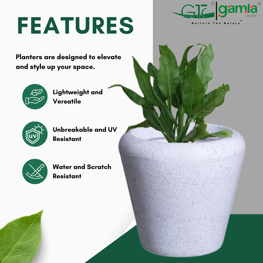Orbit Planter Roto Moulding Planter Suitable for Home, Gardens, Hotels and Resorts - GTC POTS