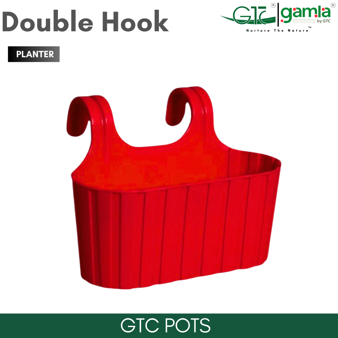 Double Hook (Set Of 5) Suitable for Home, Gardens, Hotels and Resorts - GTC POTS