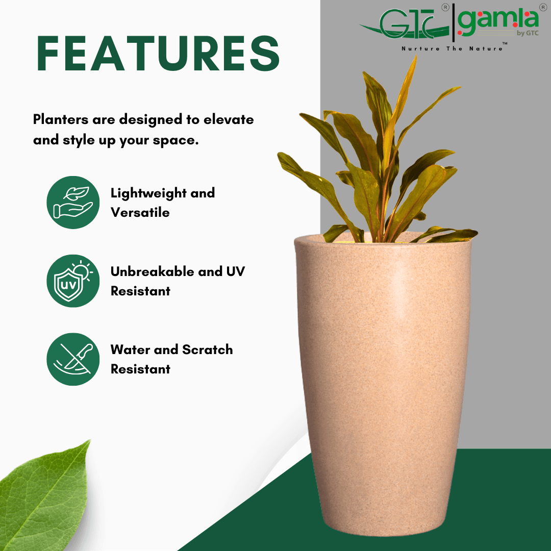Tower Planter Roto Moulding Planter Suitable for Home, Gardens, Hotels and Resorts - GTC POTS