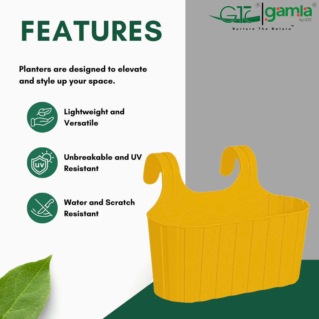 Double Hook (Set Of 5) Suitable for Home, Gardens, Hotels and Resorts - GTC POTS