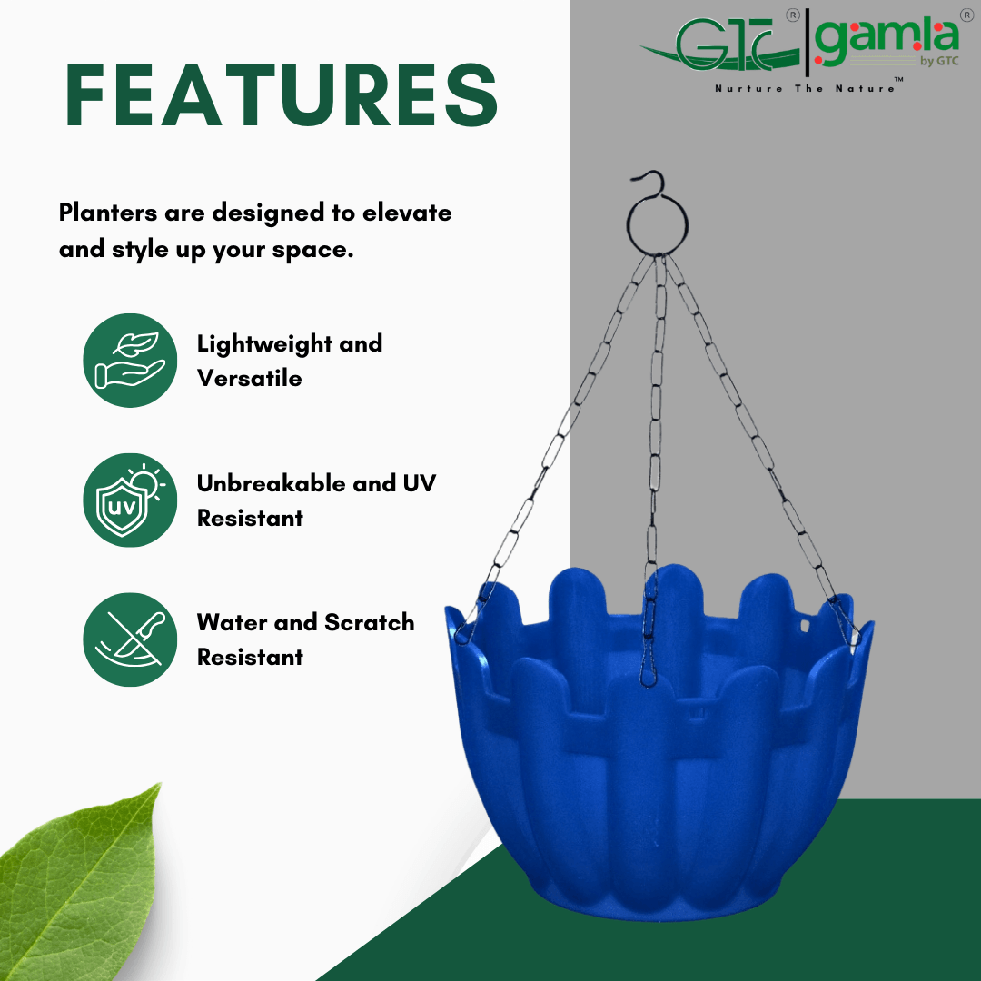 Slofy Basket (Set Of 5) Suitable for Home, Gardens, Hotels and Resorts - GTC POTS