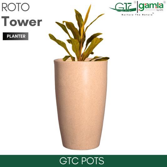 Tower Planter Roto Moulding Planter Suitable for Home, Gardens, Hotels and Resorts - GTC POTS