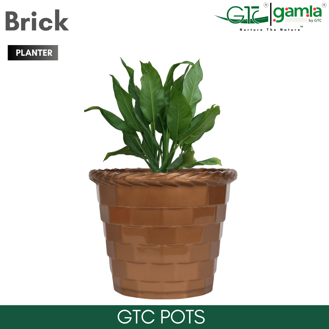 Brick Planter (Set Of 3) Suitable for Home, Gardens, Indoor, Outdoor - GTC POTS