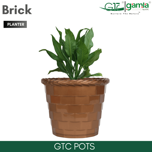 Brick Planter (Set Of 3) Suitable for Home, Gardens, Indoor, Outdoor - GTC POTS