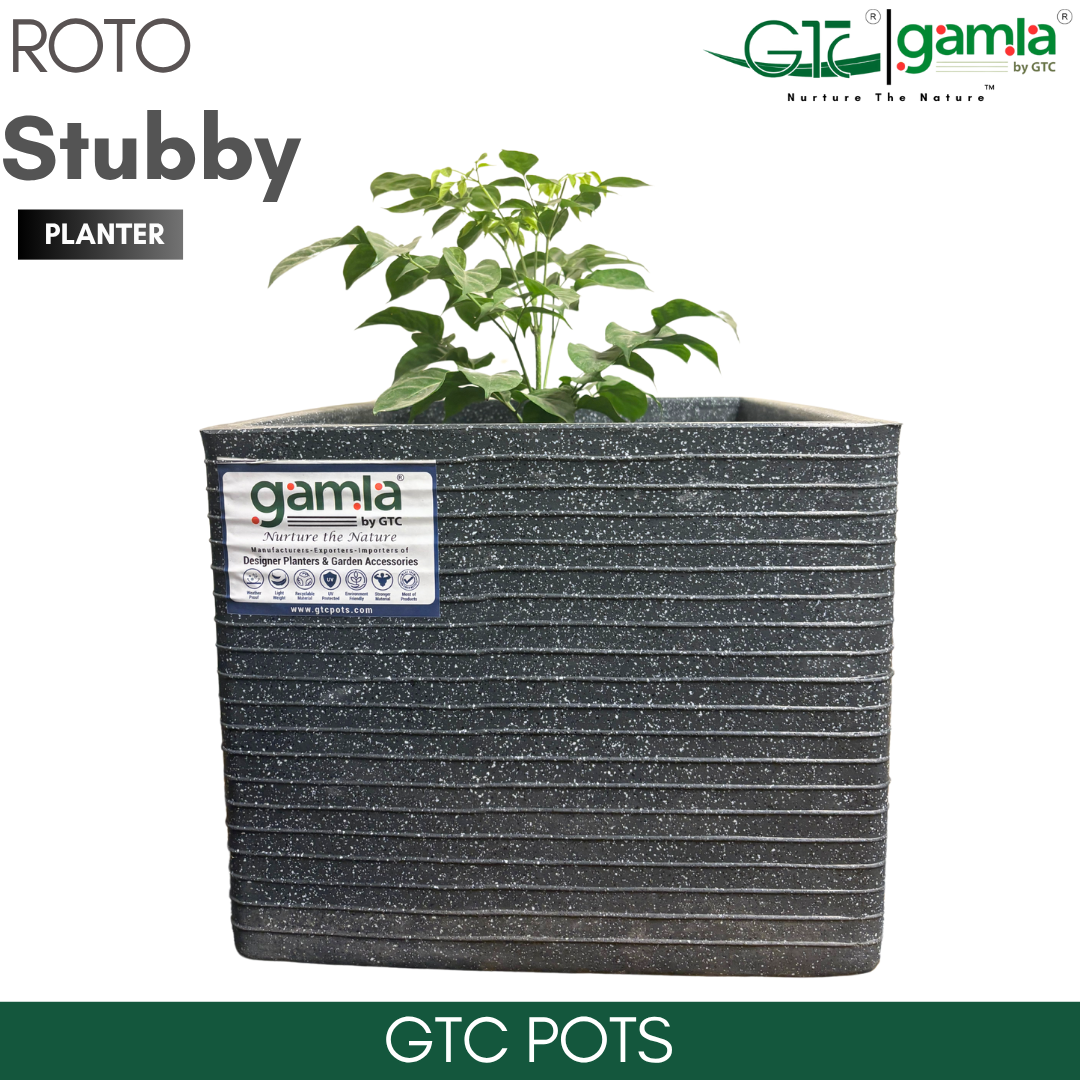 Stubby Wheel Planter Roto Moulding Planter Suitable for Home, Gardens, Hotels and Resorts - GTC POTS
