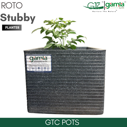 Stubby Wheel Planter Roto Moulding Planter Suitable for Home, Gardens, Hotels and Resorts - GTC POTS