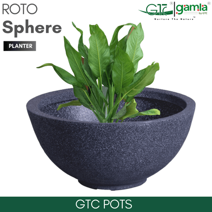 Sphere Planter Roto Moulding Planter Suitable for Home, Gardens, Hotels and Resorts - GTC POTS