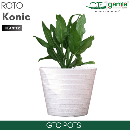 Konic Planter Roto Moulding Suitable for Home, Gardens, Hotels and Resorts - GTC POTS