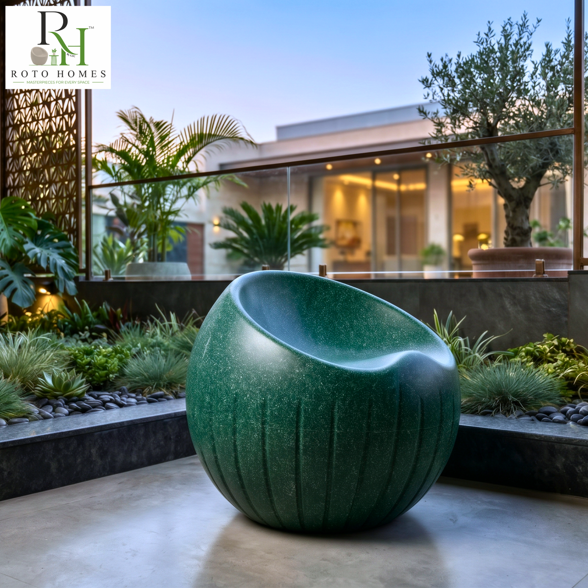 Roto Dhwani Chair | Premium Roto Moulded Outdoor Chair | Roto Homes