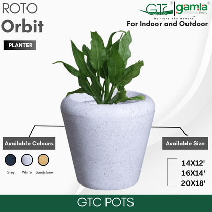 Orbit Planter Roto Moulding Planter Suitable for Home, Gardens, Hotels and Resorts - GTC POTS