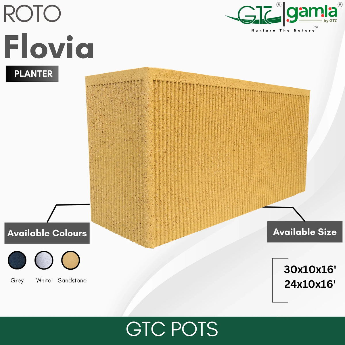 Flovia Planter Roto Moulding Suitable for Home, Gardens, Hotels and Resorts
