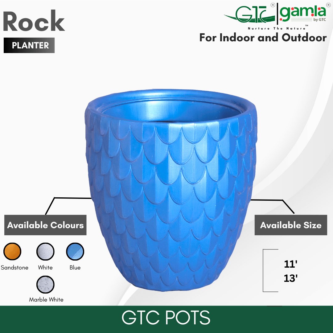 Rock Planter – Real Stone Look Pot for Natural Decor