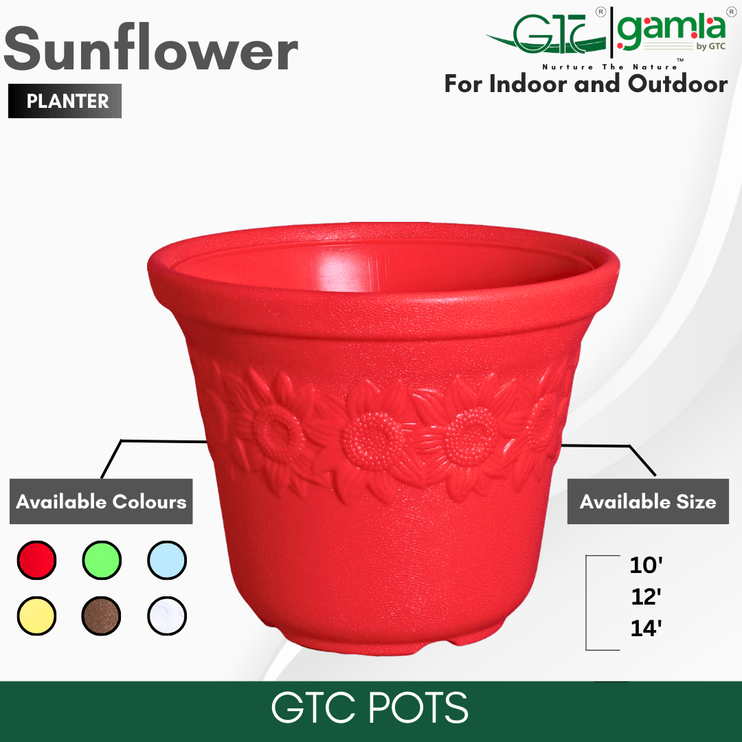 Sunflower Planter Suitable for Home, Gardens, Hotels and Resorts - GTC POTS