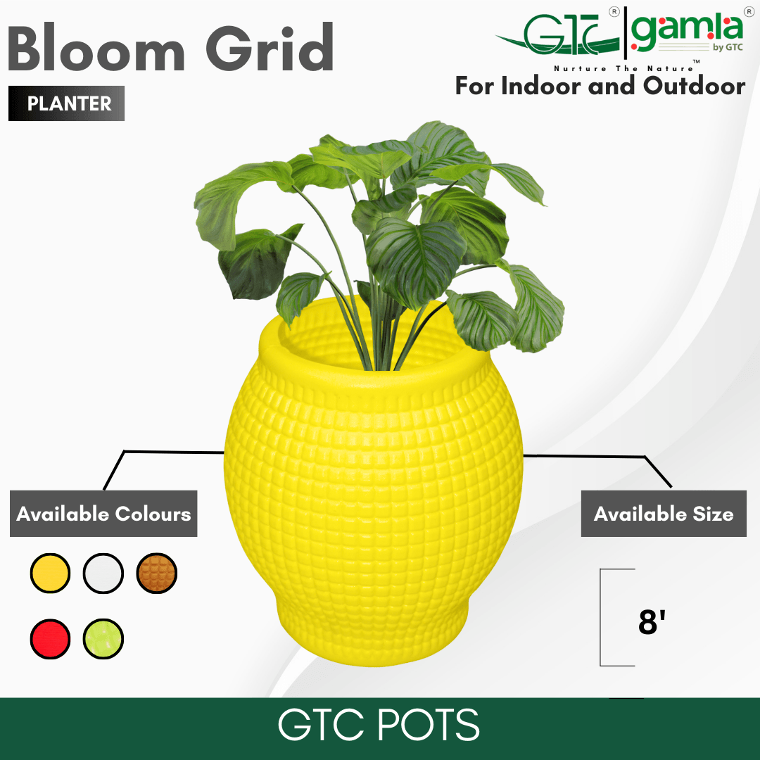 Bloom Grid Planter Suitable for Home, Gardens, Hotels and Resorts - GTC POTS