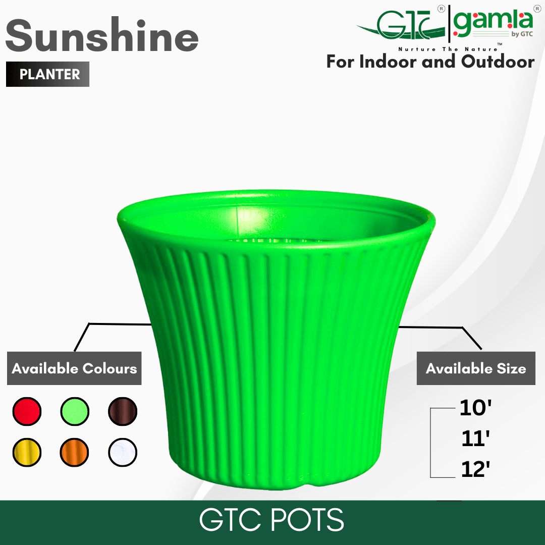 Sunshine Planter Suitable for Home, Gardens, Hotels and Resorts - GTC POTS