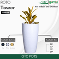 Tower Planter Roto Moulding Planter Suitable for Home, Gardens, Hotels and Resorts - GTC POTS