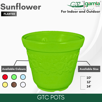 Sunflower Planter Suitable for Home, Gardens, Hotels and Resorts - GTC POTS