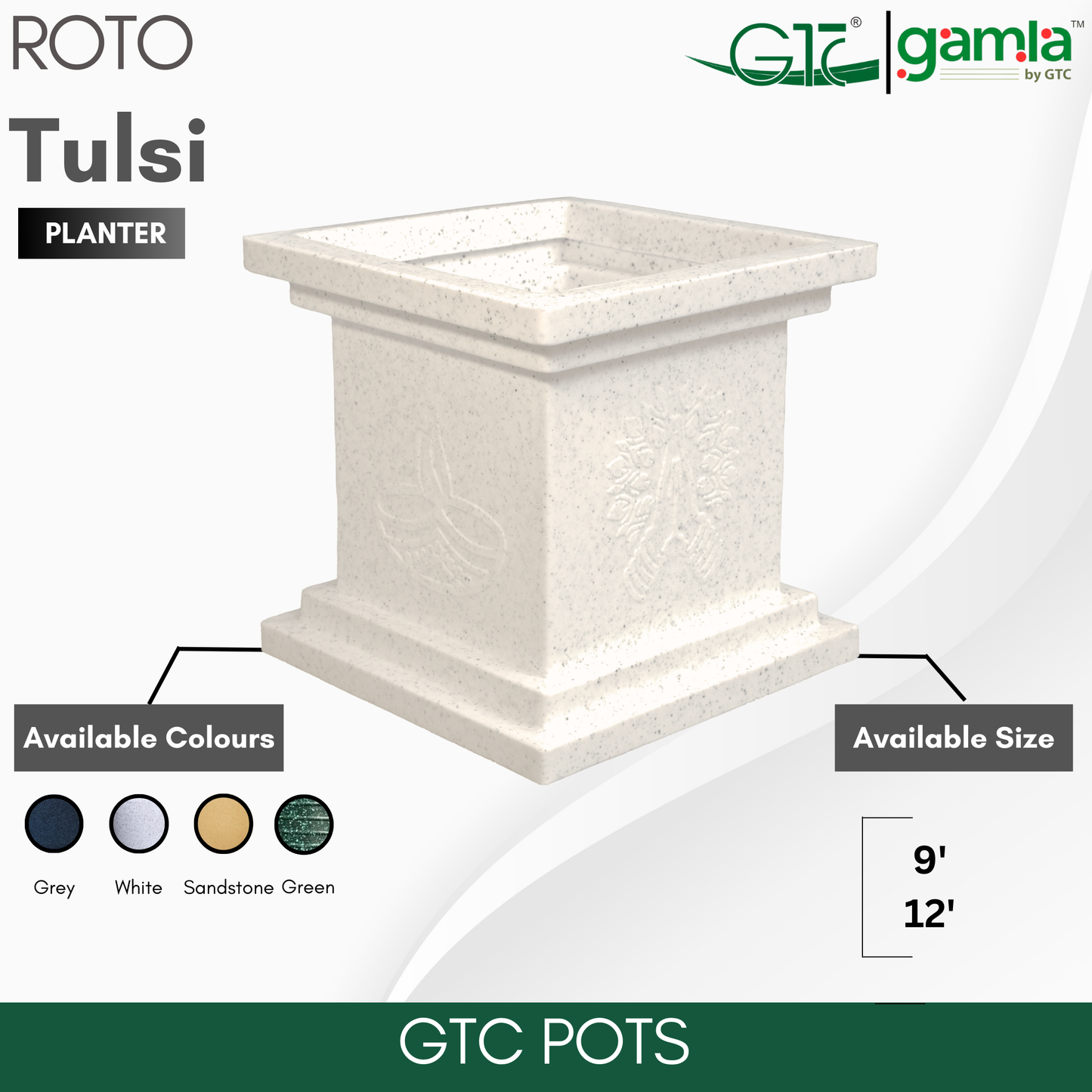 GTC Gamla Roto Tulsi planter,