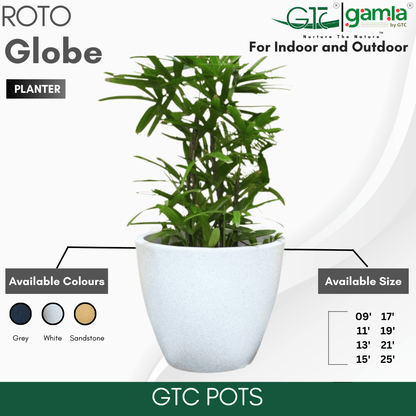 Globe Planter Roto Moulding Planter Suitable for Home, Gardens, Hotels and Resorts - GTC POTS