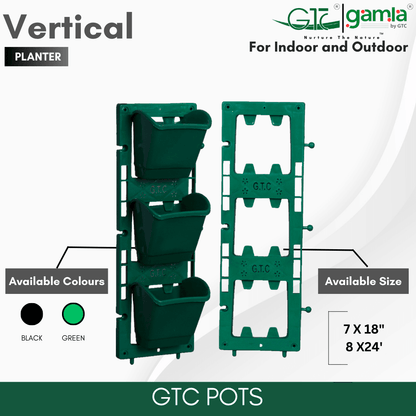 Vertical Planter Suitable for Home, Gardens, Hotels and Resorts - GTC POTS