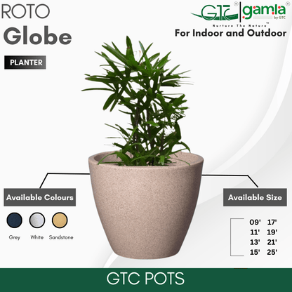 Globe Planter Roto Moulding Planter Suitable for Home, Gardens, Hotels and Resorts - GTC POTS