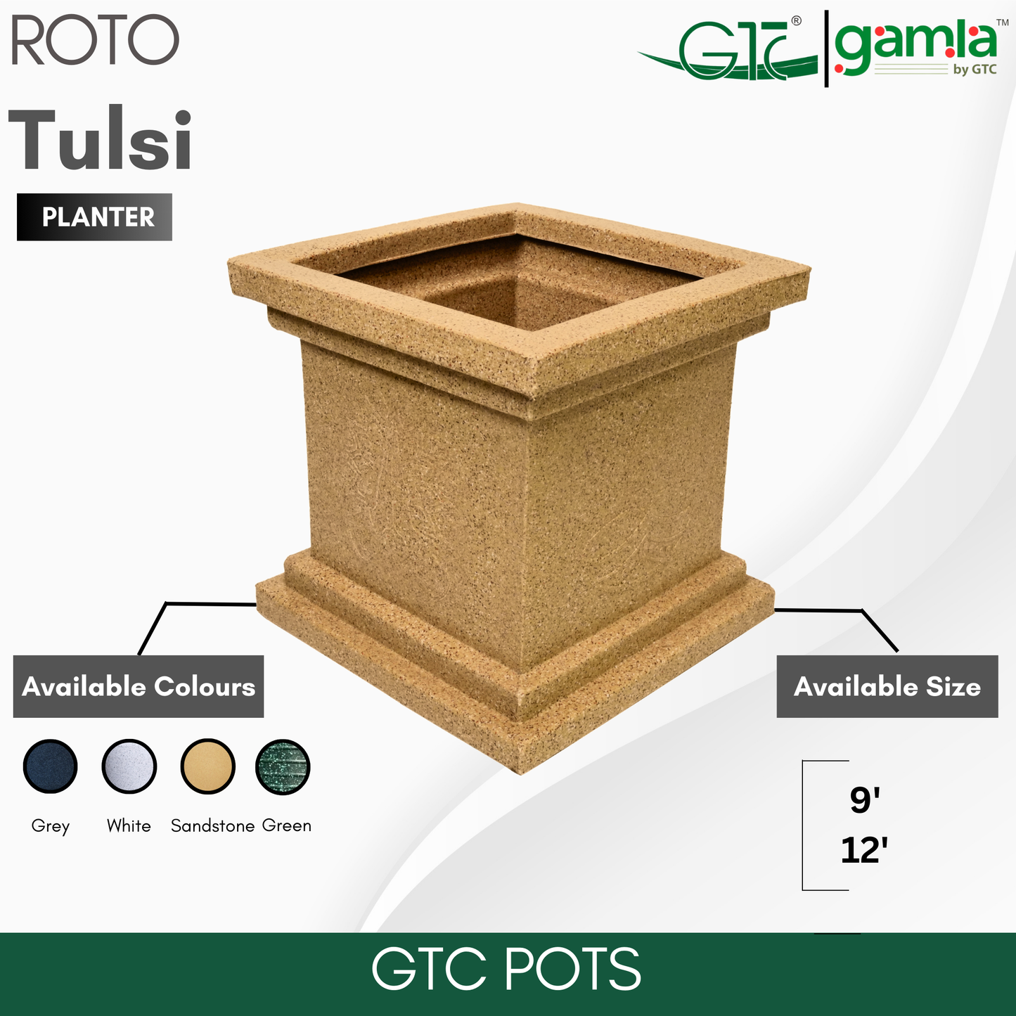 GTC Gamla Roto Tulsi planter,