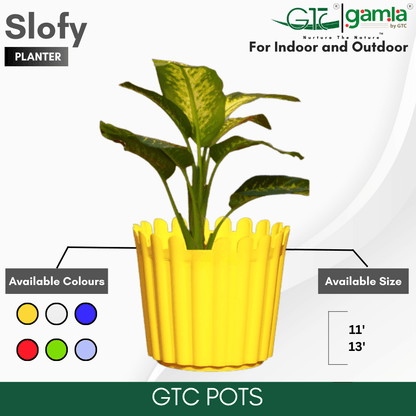 Slofy Planter (Set Of 3) Suitable for Home, Gardens, Indoor, Outdoor - GTC POTS