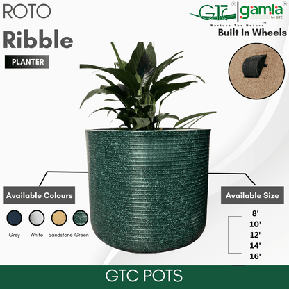 Ribble Wheel Planter Roto Moulding Planter Suitable for Home, Gardens, Hotels and Resorts - GTC POTS