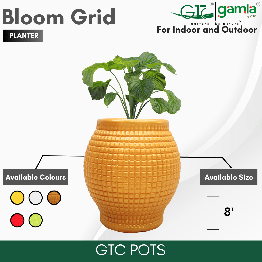 Bloom Grid Planter Suitable for Home, Gardens, Hotels and Resorts - GTC POTS