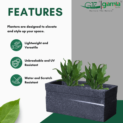 Quad Planter Roto Moulding Planter Suitable for Home, Gardens, Hotels and Resorts - GTC POTS