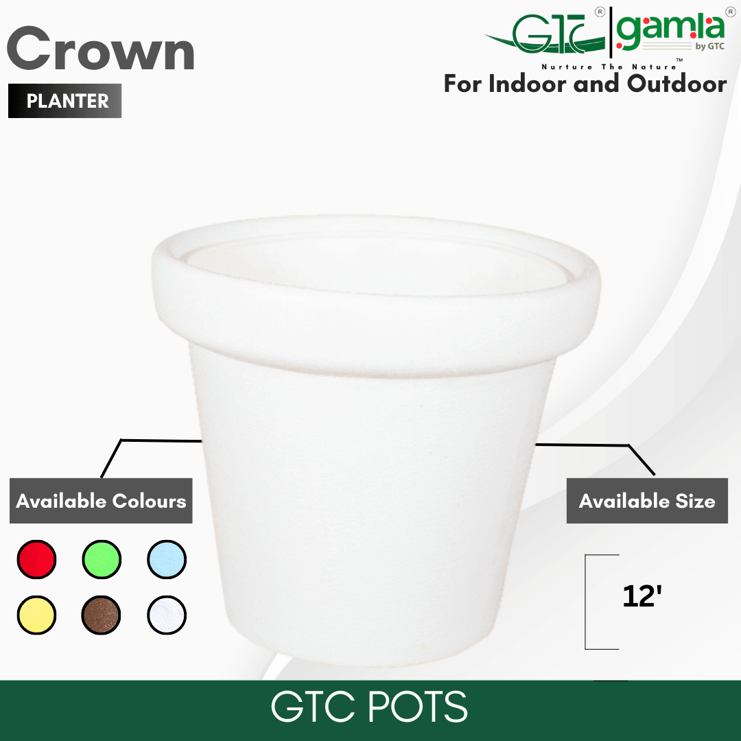 Crown Planter Suitable for Home, Gardens, Hotels and Resorts - GTC POTS