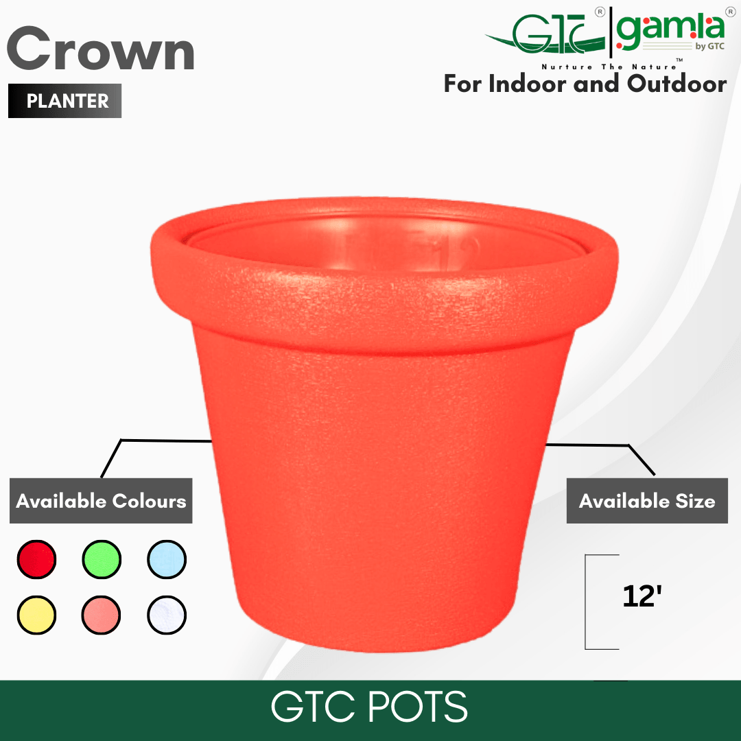 Crown Planter Suitable for Home, Gardens, Hotels and Resorts - GTC POTS