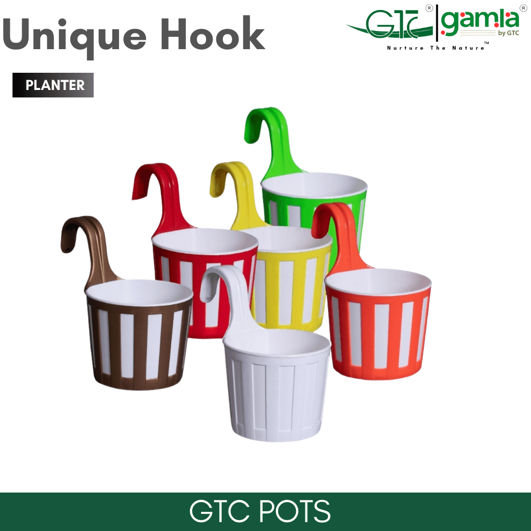 Unique Hook (Set Of 5) Suitable for Home, Gardens, Hotels and Resorts - GTC POTS