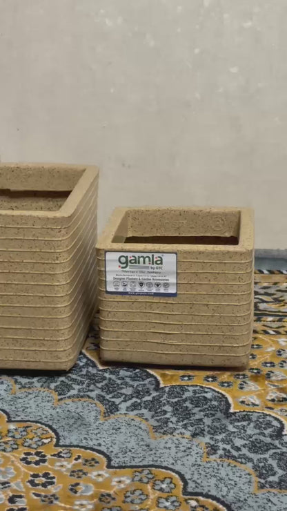 Stubby Wheel Planter Roto Moulding Planter Suitable for Home, Gardens, Hotels and Resorts